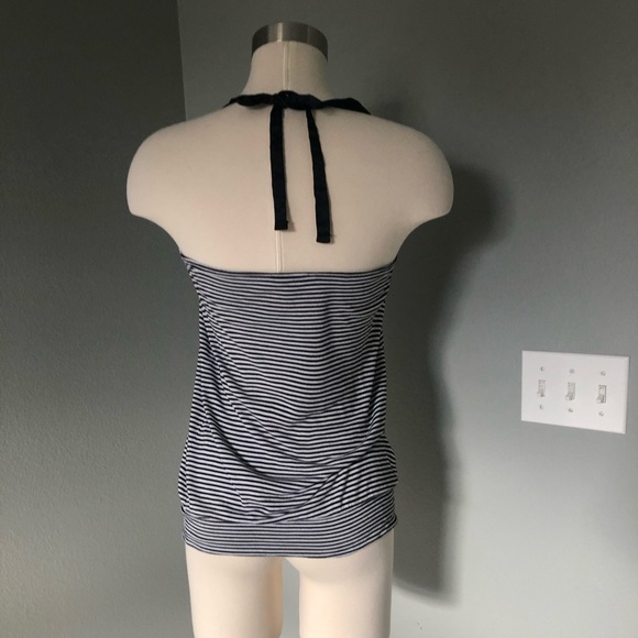 Express Striped Halter Tank Top Blouse - Picture 15 of 16